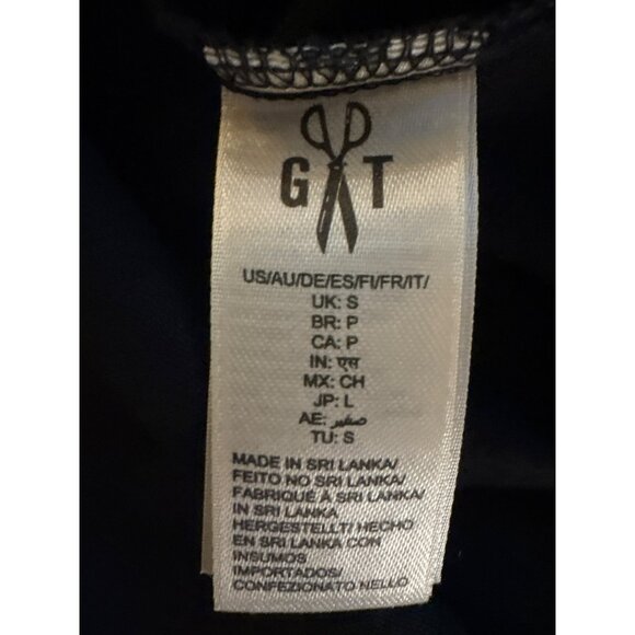 NWT Goodthreads Linen/Cotton Blend Black Tiered Flutter Sleeve Dress S - Picture 6 of 9